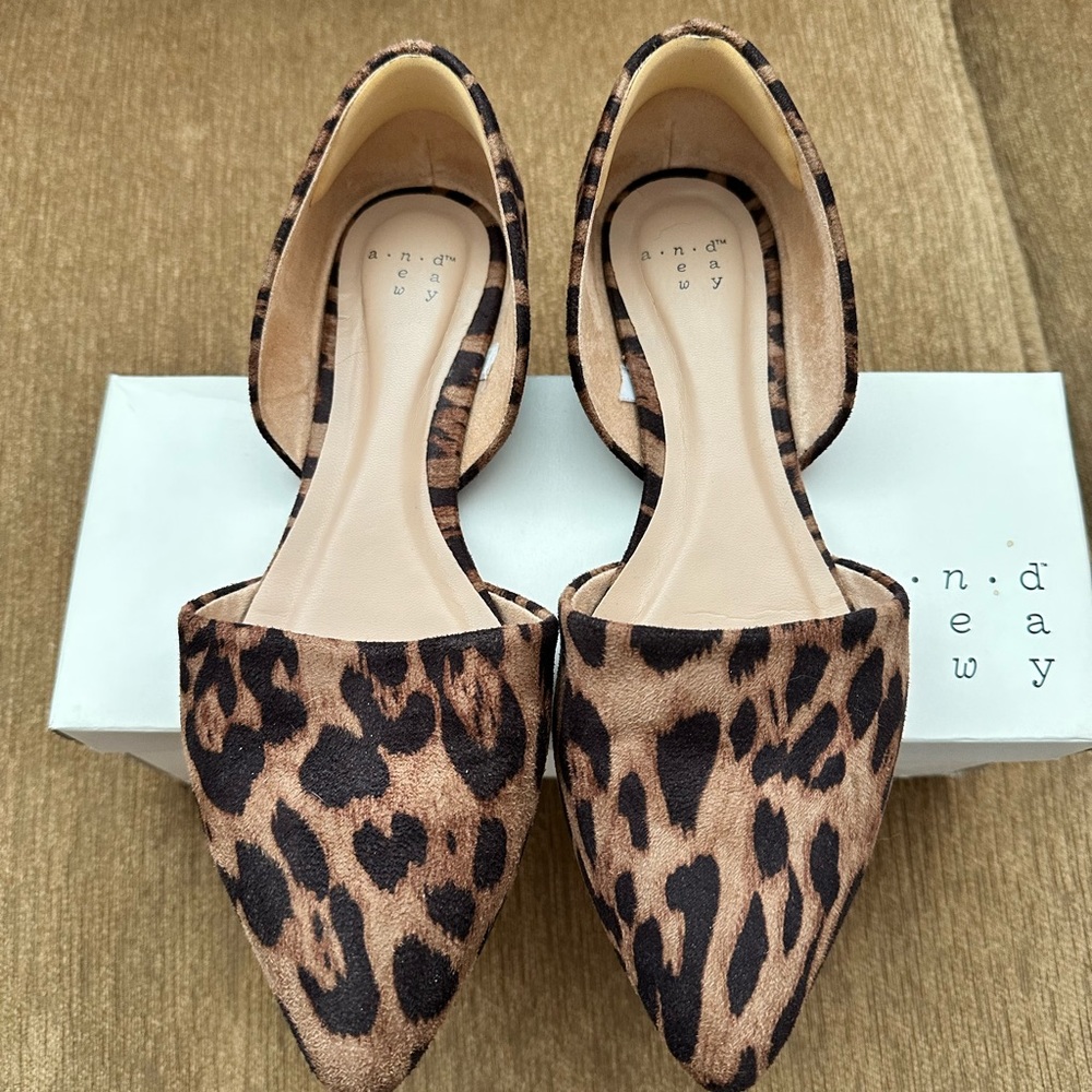 ✨Like New✨ A New Day/Target Leopard print ballet flat